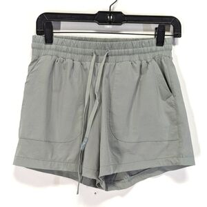 Mono B Performance Athletic Shorts Light Aqua Moisture Wicking Gym S